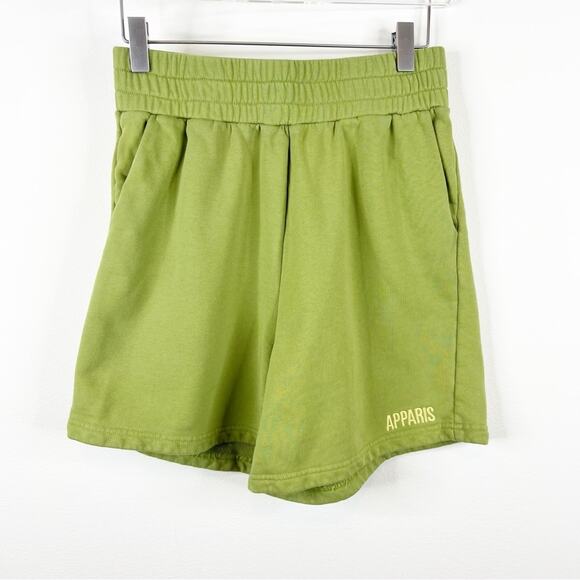 Apparis Julianna Pull On Sweat Shorts S Green - Picture 2 of 8